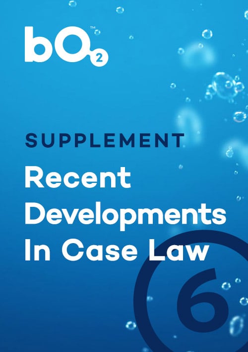 Cover of Supplement 6 – Recent Developments in Case Law