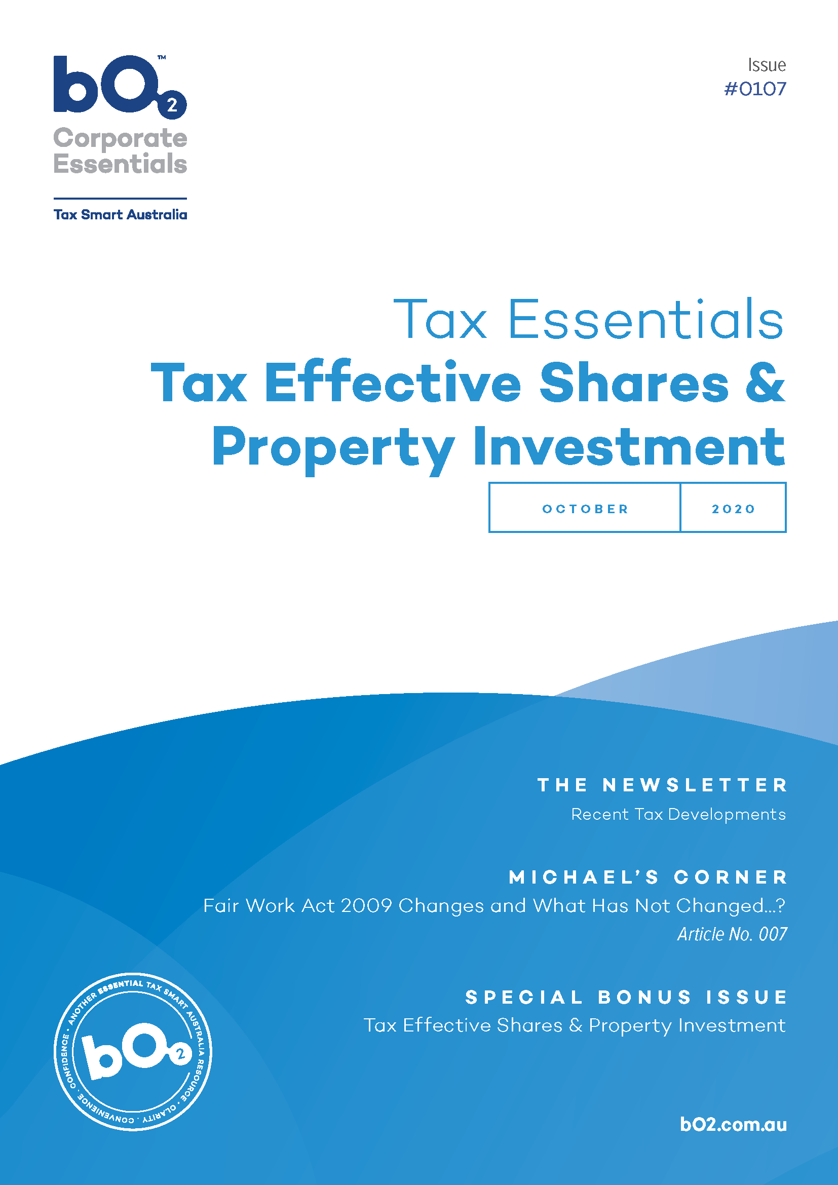 Cover of Issue 107 – Tax Effective Share & Property Investment Edition