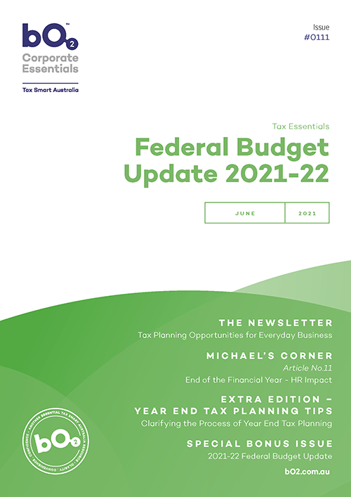 Cover of Issue 111 – Federal Budget 2021-22 Edition