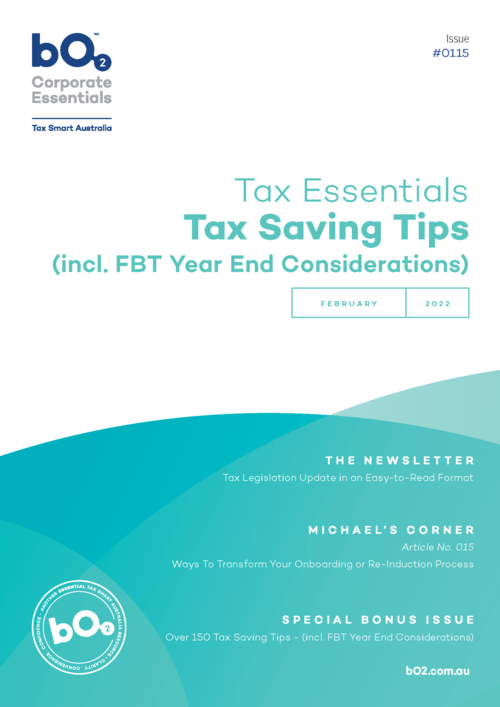 Cover of Issue 115 – Tax Saving Tips 2022